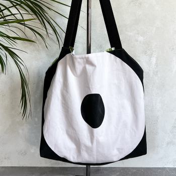 Preview: Tasche 'Black & White & Green'